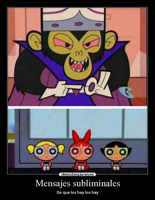 carteles cartoons chicas superpoderosas desmotivaciones