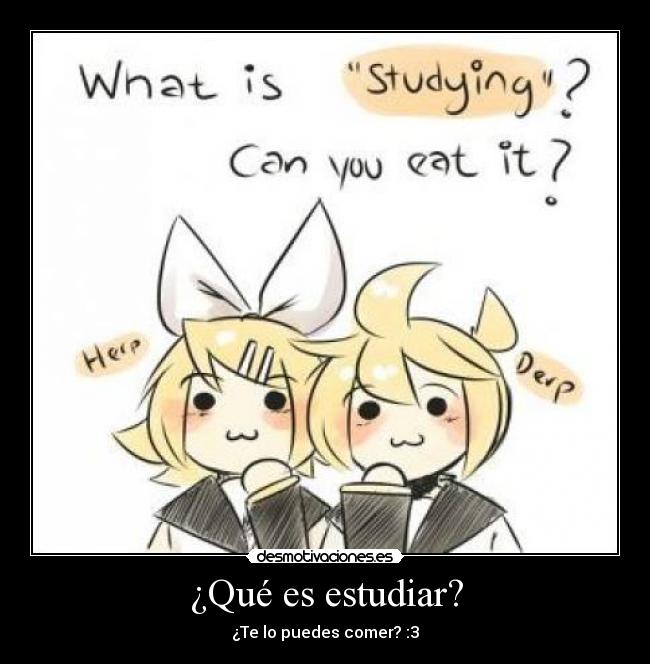 ¿Qué es estudiar? -