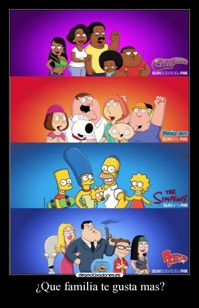 ¿Que familia te gusta mas? - 