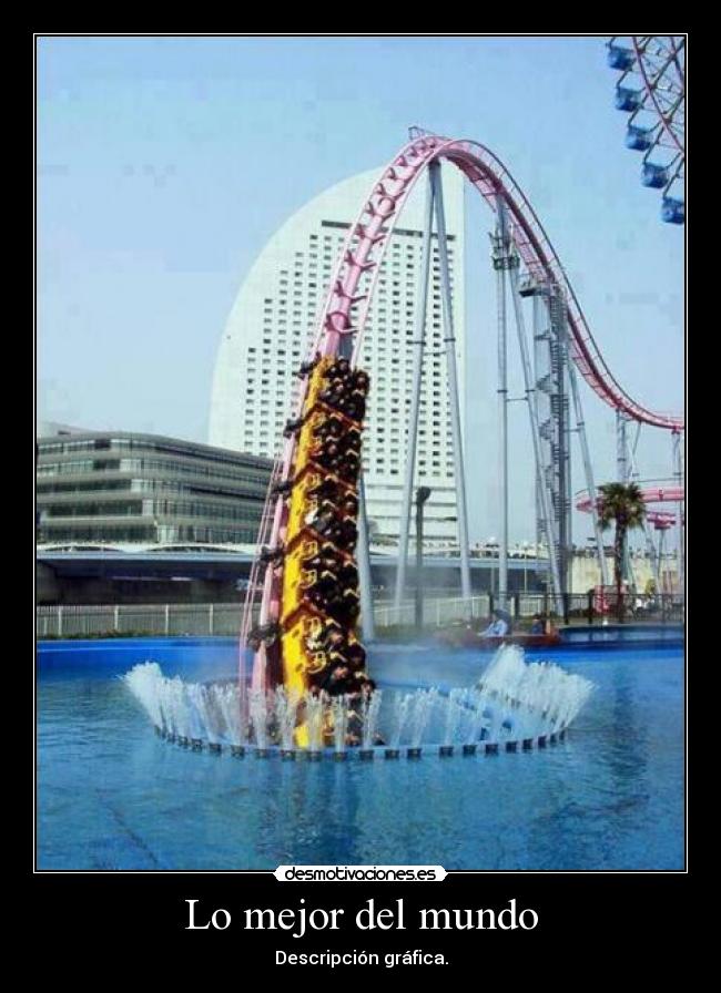 Lo mejor del mundo - Descripción gráfica.