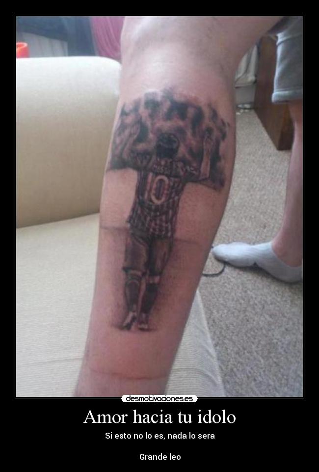 Amor hacia tu idolo - Si esto no lo es, nada lo sera

Grande leo