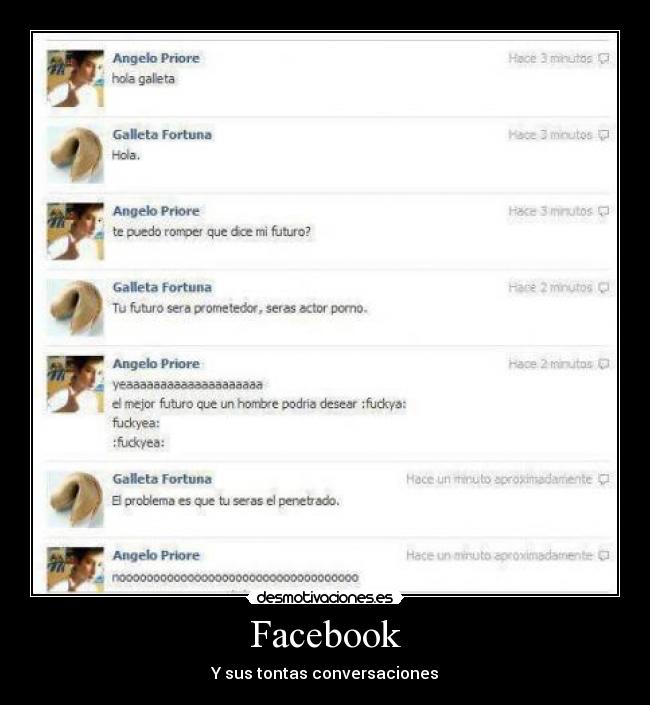 Facebook - Y sus tontas conversaciones