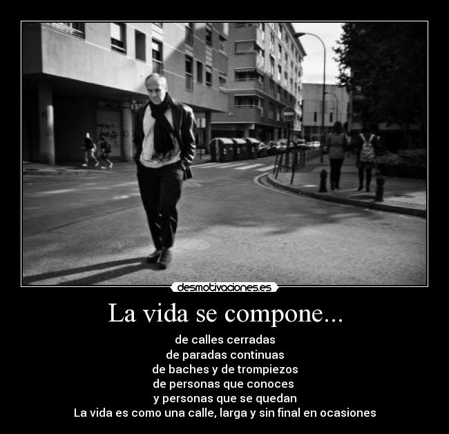 La vida se compone... - 