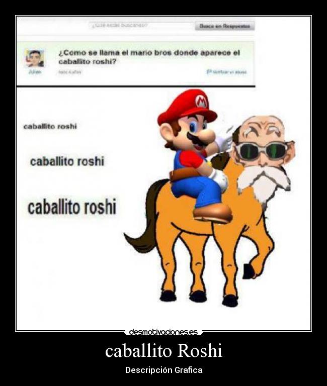 caballito Roshi - Descripción Grafica