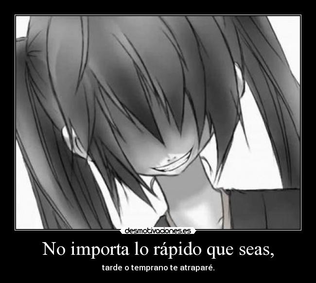 carteles anime vocaloid miku hatsune yandere perlithakawai desmotivaciones