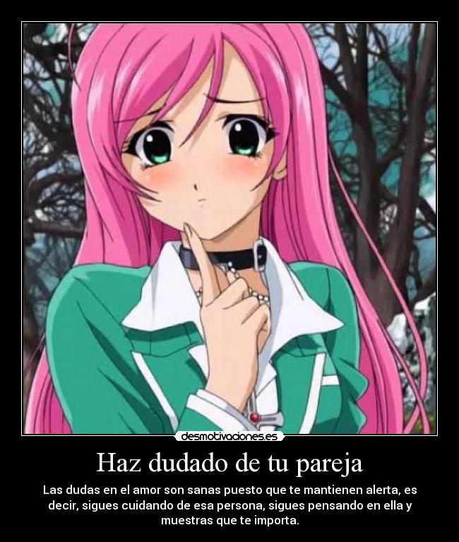 Haz dudado de tu pareja - 