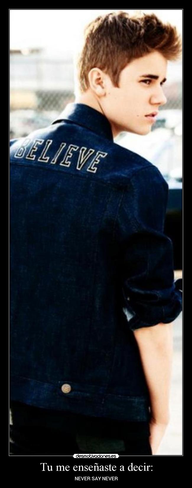 Tu me enseñaste a decir: -