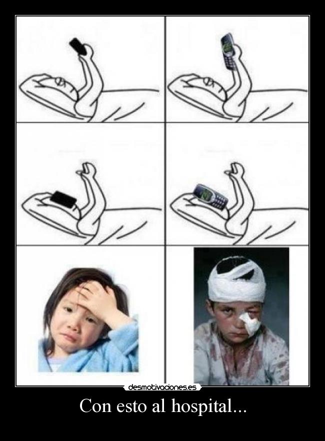 Con esto al hospital... - 