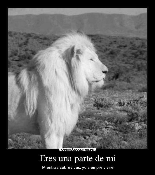 Eres una parte de mi -