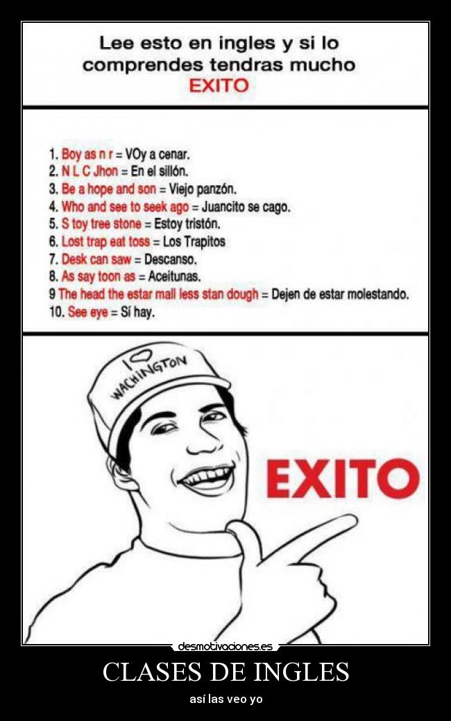 CLASES DE INGLES -