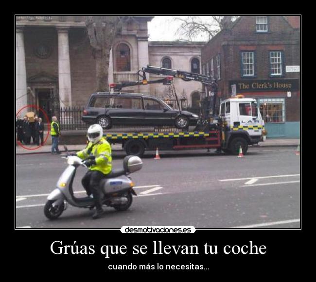 Grúas que se llevan tu coche -