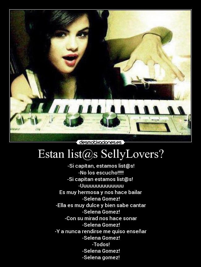Estan list@s SellyLovers? -