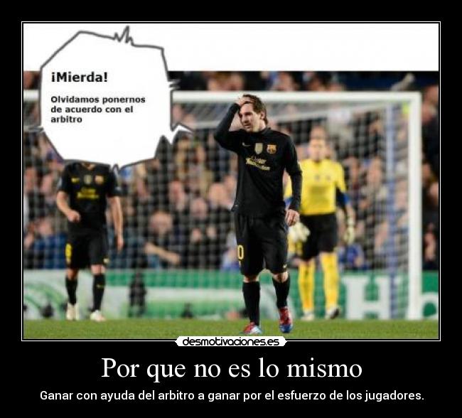 Por que no es lo mismo -