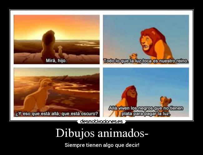 Dibujos animados- - Siempre tienen algo que decir!