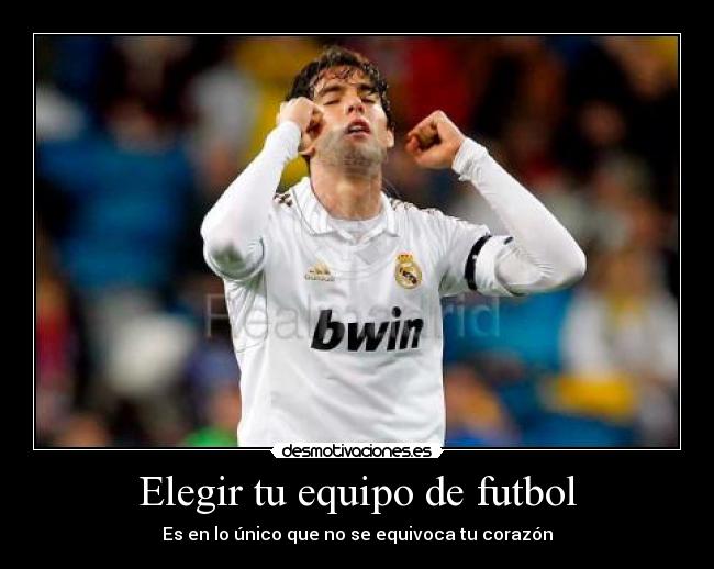 Elegir tu equipo de futbol -