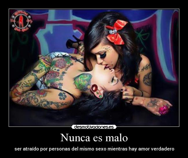 Nunca es malo - ser atraído por personas del mismo sexo mientras hay amor verdadero