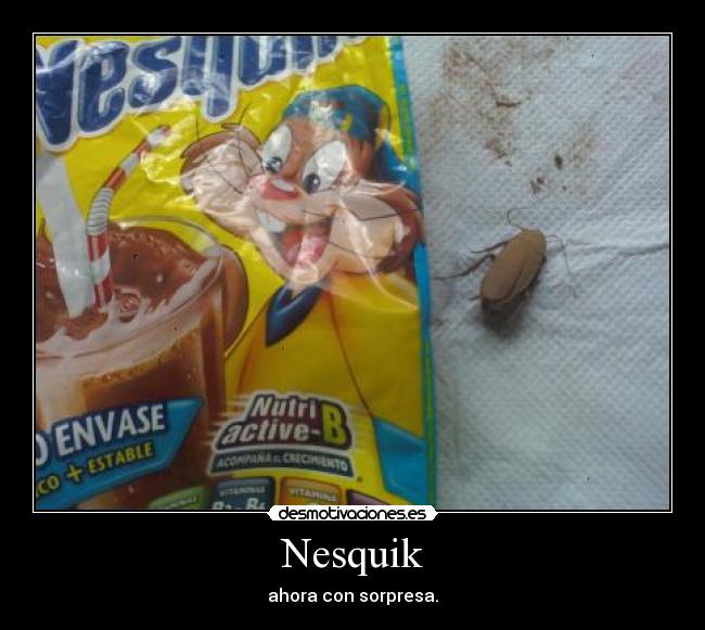 Nesquik - ahora con sorpresa.