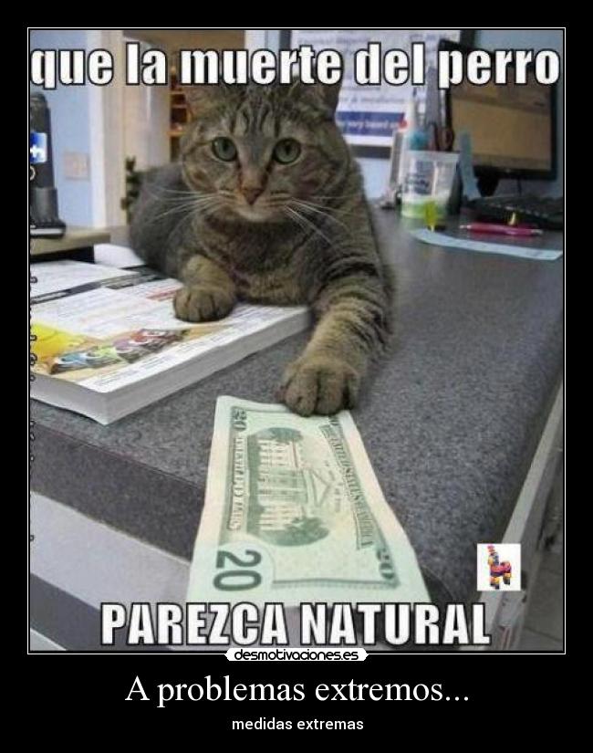 A problemas extremos... - medidas extremas