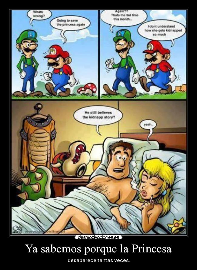 Ya sabemos porque la Princesa -