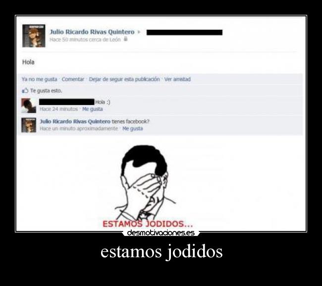 estamos jodidos -