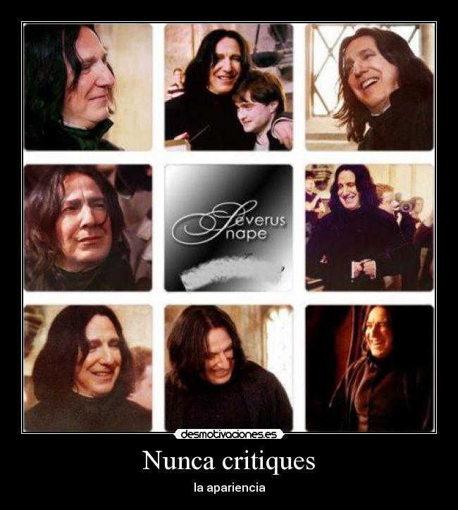 Nunca critiques -