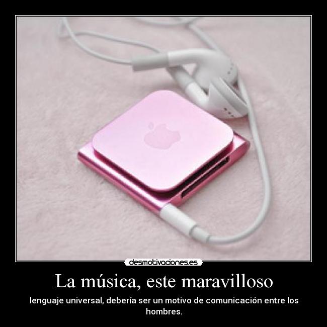 La música, este maravilloso - 