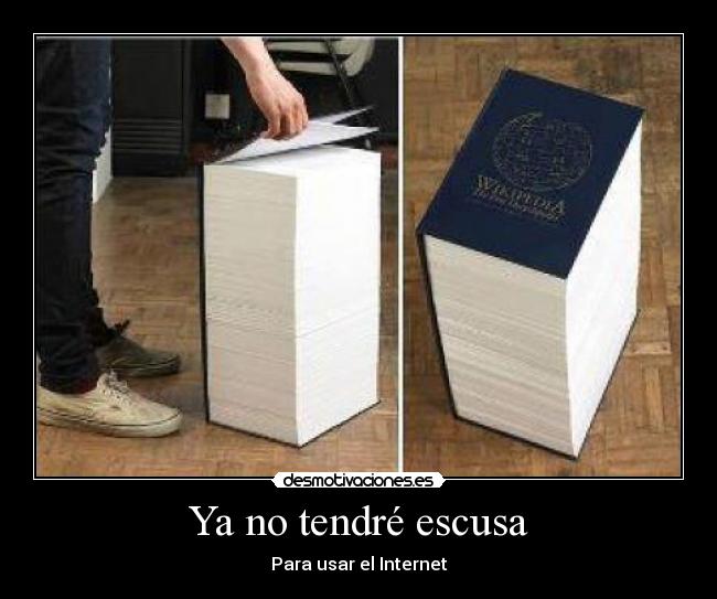 Ya no tendré escusa -