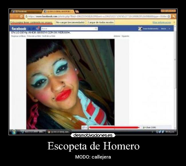 Escopeta de Homero - MODO: callejera