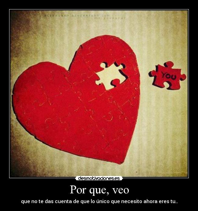 Por que, veo - 