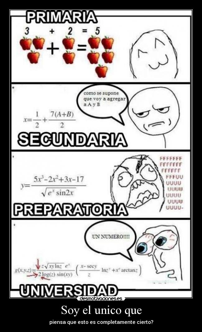 Soy el unico que - piensa que esto es completamente cierto?