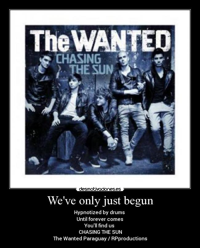 Weve only just begun -