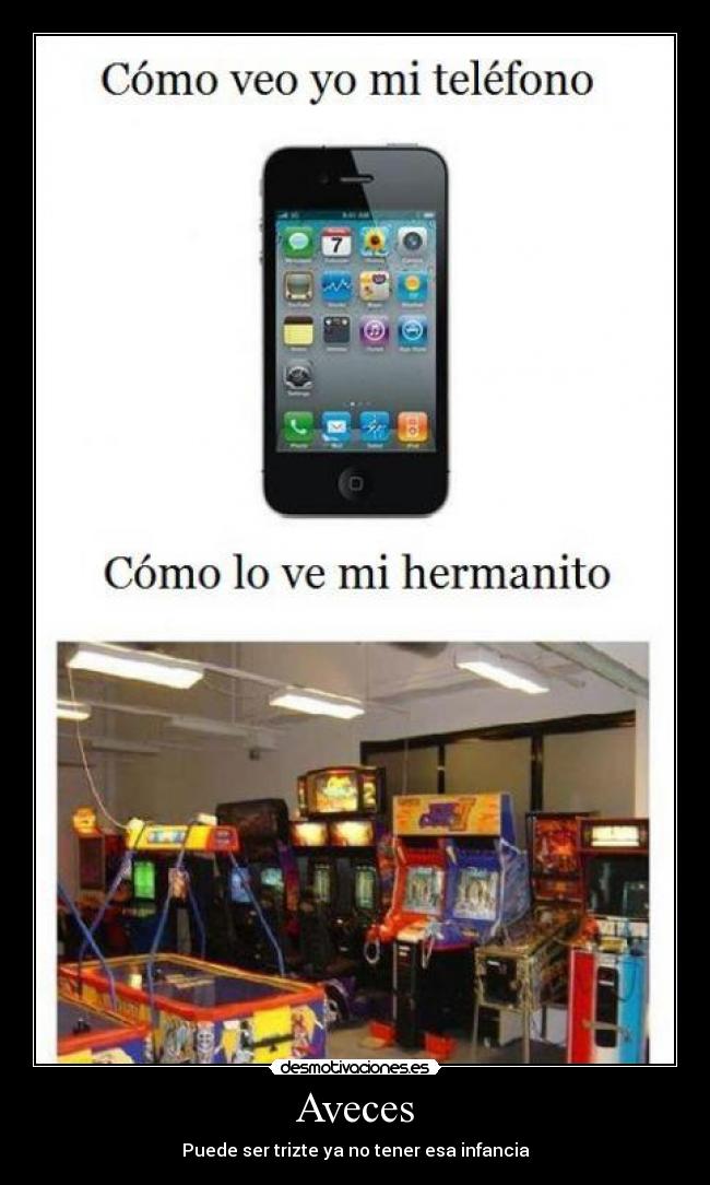 Aveces - Puede ser trizte ya no tener esa infancia