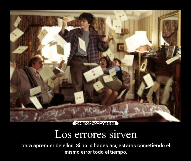 Los errores sirven - 