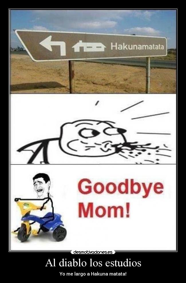 Al diablo los estudios - 