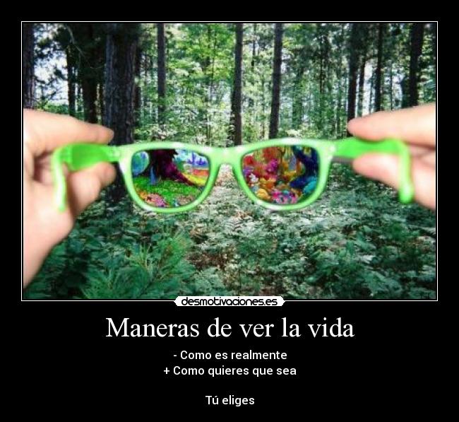 Maneras de ver la vida - 