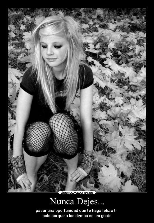 carteles nunca oportunidad demas gente gustar desmotivaciones