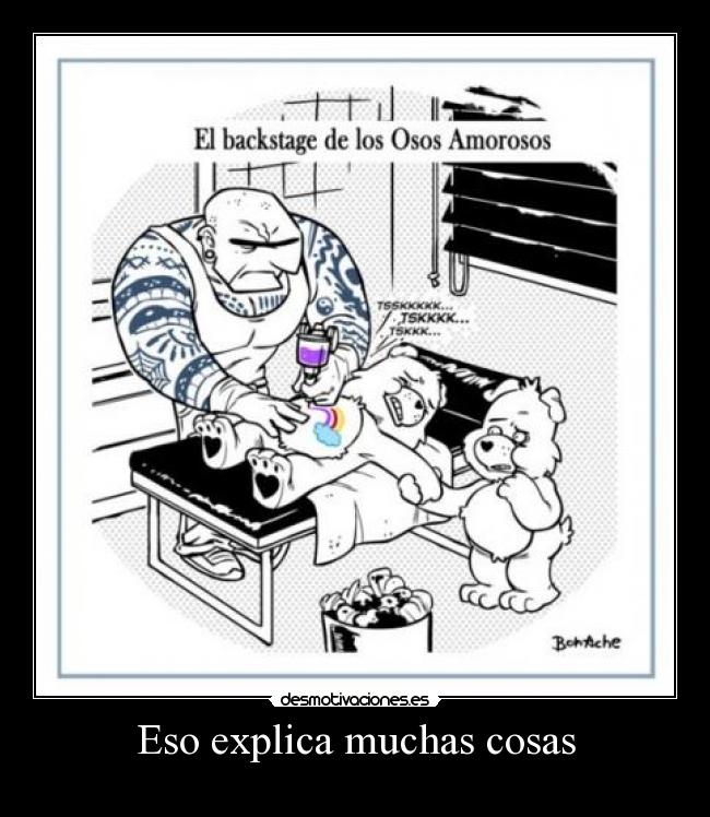 Eso explica muchas cosas -