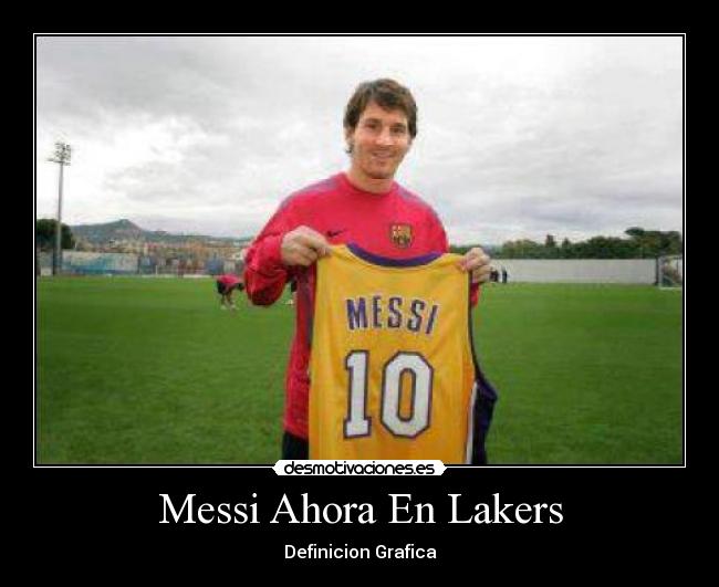 Messi Ahora En Lakers - 