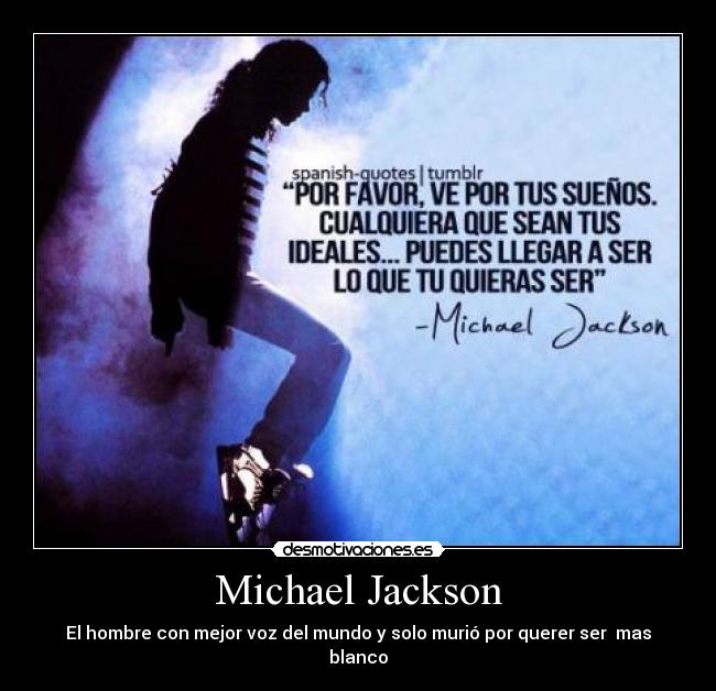 Michael Jackson - El hombre con mejor voz del mundo y solo murió por querer ser  mas blanco