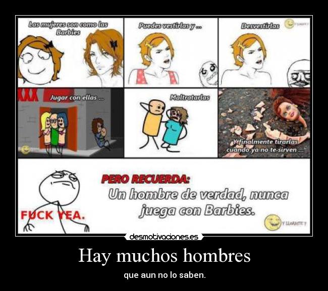 Hay muchos hombres -