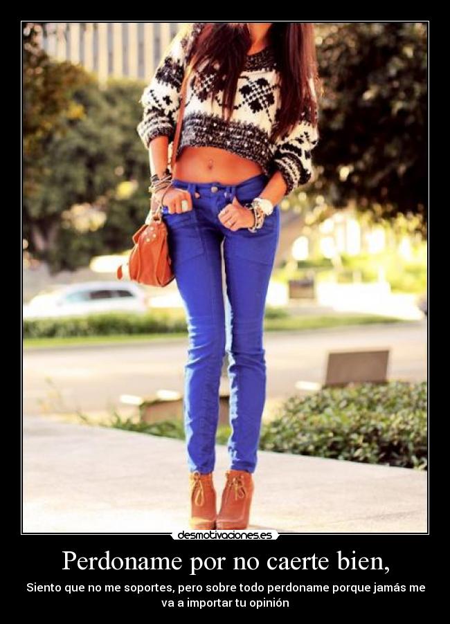 carteles perdoname por caerte bien desmotivaciones