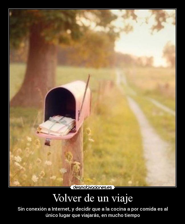 Volver de un viaje - 
