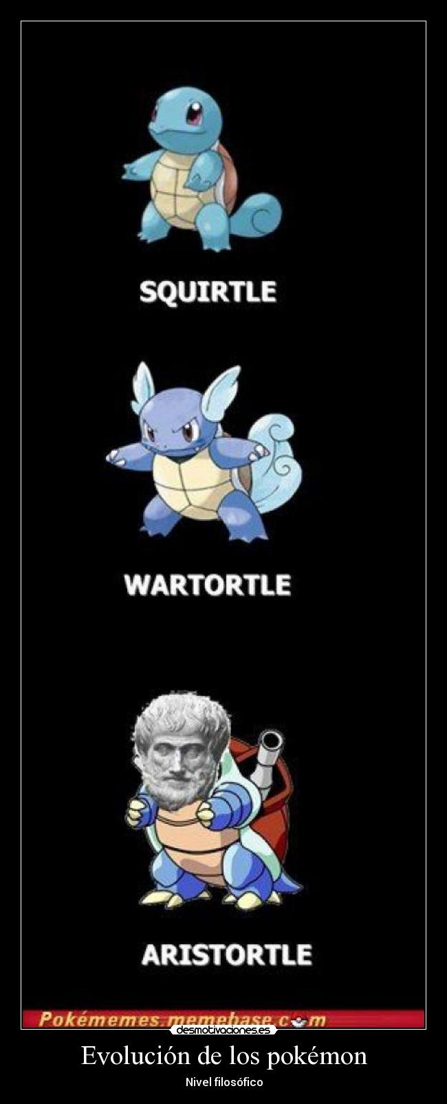Evolución de los pokémon - 