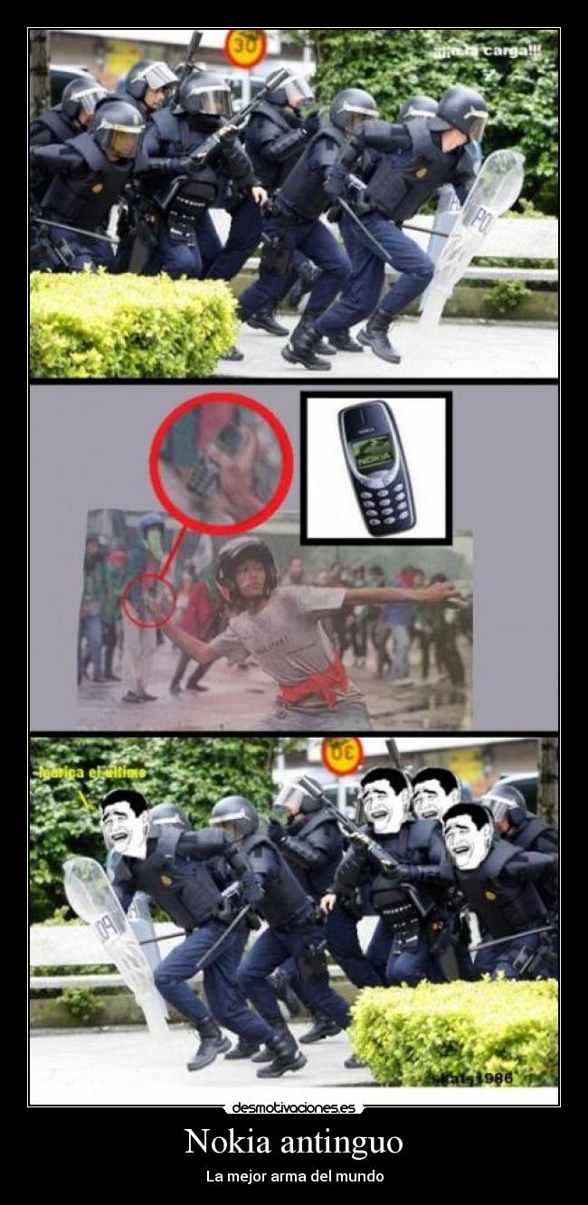 Nokia antinguo - La mejor arma del mundo
