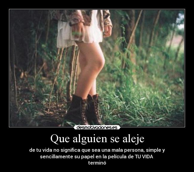 Que alguien se aleje - 