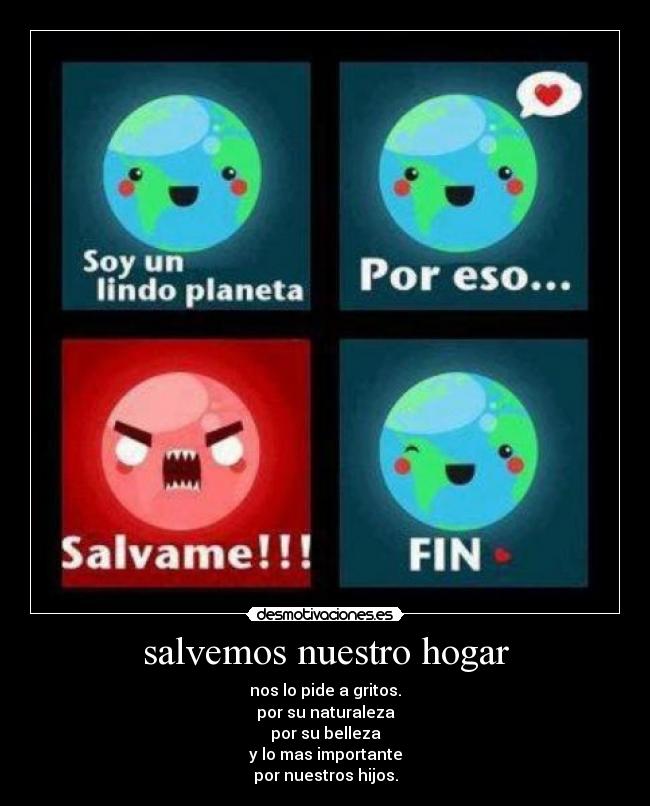 salvemos nuestro hogar - 