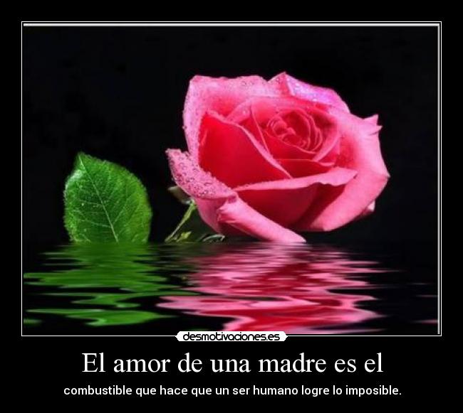 El amor de una madre es el - 