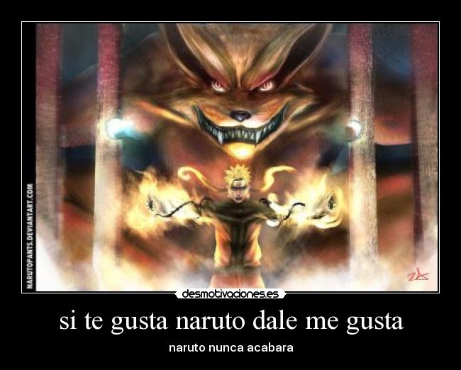 si te gusta naruto dale me gusta - 