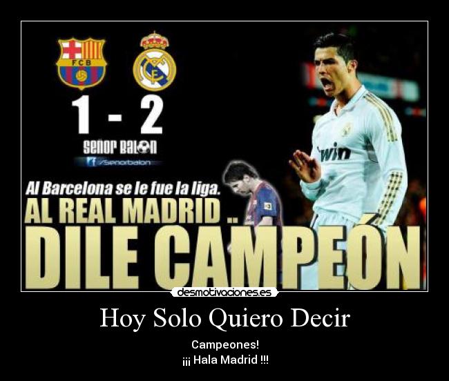 Hoy Solo Quiero Decir -