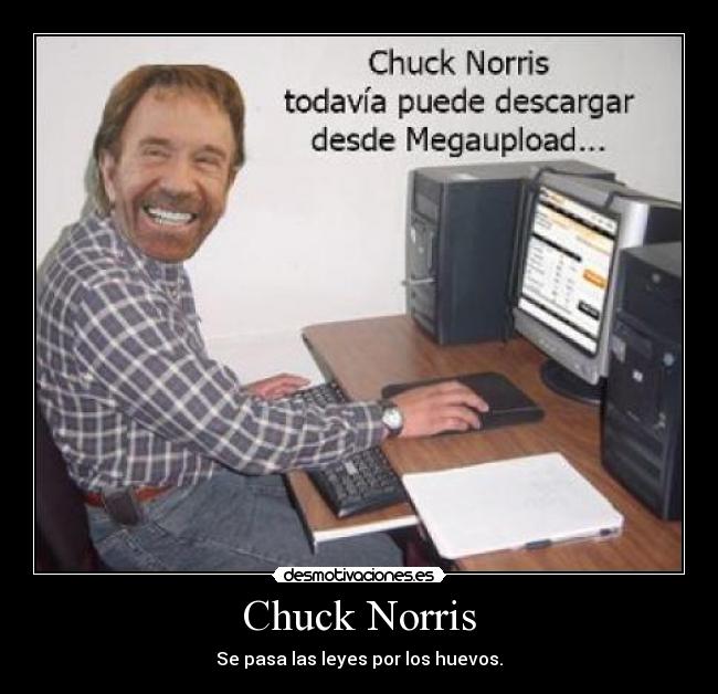 Chuck Norris - Se pasa las leyes por los huevos.